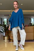 Made in Italy Santos Artist Smock Lagoon